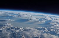 Concentrations of atmospheric ozone -- which protects Earth from the sun’s ultraviolet radiation -- are showing signs of recovery in the most important regions of the stratosphere above the mid-latitudes in both the Northern and Southern hemispheres, a new study shows. Image Courtesy of NASA.