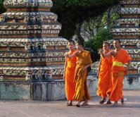 Genc rahipler - Wat Pho - Bangkok