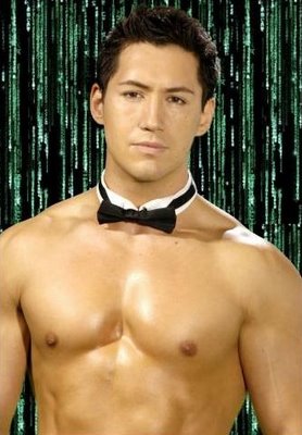 Hunk Steve Kim in the dresscode that has become a trademark.