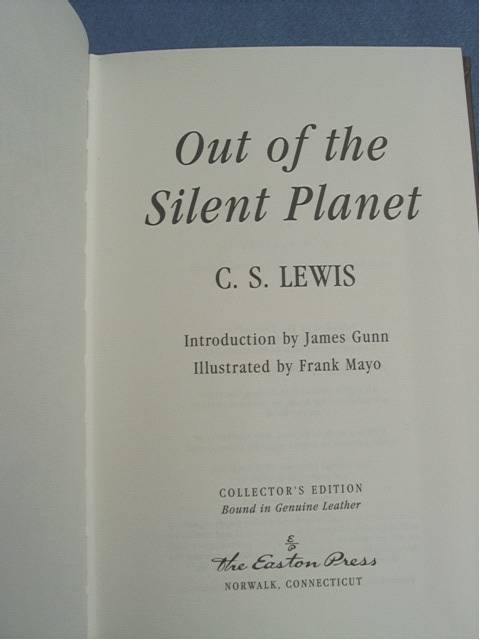 out of the silent planet by cs lewis