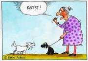 Racist dog