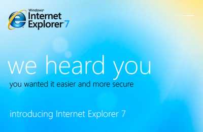IE 7 Is Here! Download It Now!