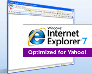 IE 7 optimized for Yahoo!