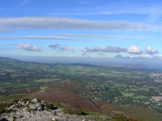 View of Dublin from the Great Sugarloaf