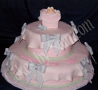 Pink Baby Shower Cake babycake
