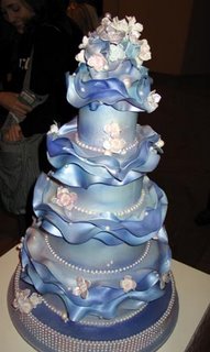Blue Wedding Cake wc