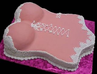 Pink Bustier Bridal Shower Cake