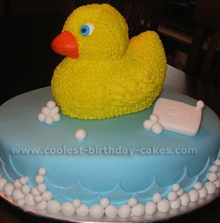 Rubber Ducky Baby Shower Cake babycake