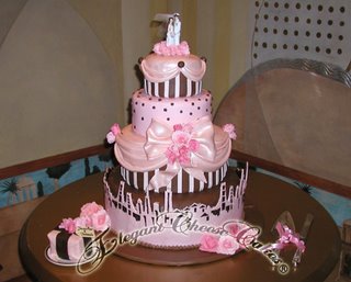 Skyline Wedding Cake wc