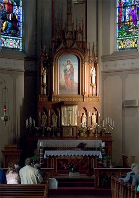 Saint Agatha Roman Catholic Church, in Saint Louis, Missouri - altar