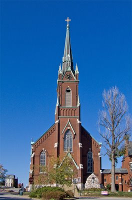 Saint Agatha Roman Catholic Church, in Saint Louis, Missouri - front