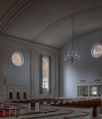 view of transept, Saint Raphael Catholic Church, in Saint Louis, Missouri