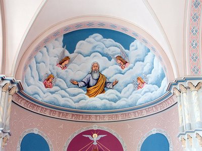 Apse in Saints Peter and Paul Church, in Waterloo, Illinois