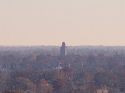 View of Kenrick-Glennon Seminary, in Shrewsbury Missouri, taken from about five miles away in Clayton, Missouri