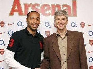 Arsenal captain Thierry Henry