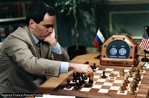 Kasparov leads Karpov 3-1 in chess rematch - The San Diego Union