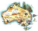 MAP of AUSTRALIA