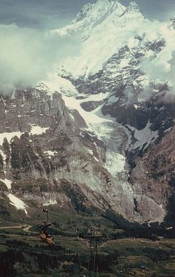The Upper Grindelwald Glacier and the Schreckhorn