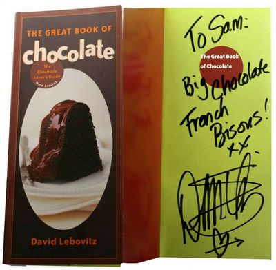 photograph picture the great book of chocolate by David Lebovitz