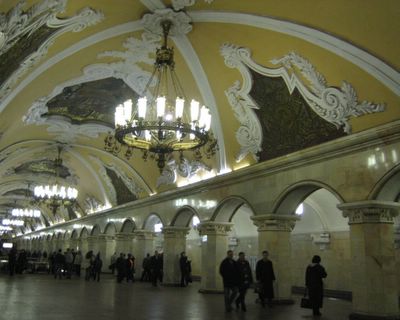 Moscow metro: Komsomolskaya station