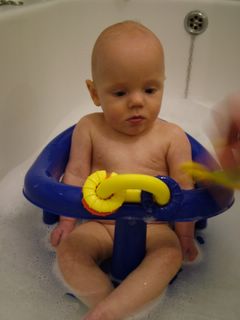 Me in the bathroom torture device