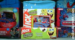 Photo: SpongeBob SquarePants Flannel Sheets 