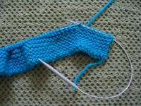 Knitting from DPN to circular needle