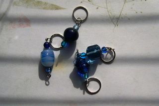 Deep Blue Stitch Markers