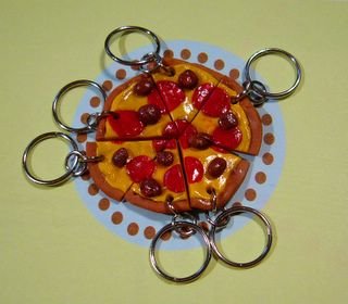 Pizza Stitch Markers