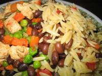 chicken bean orzo thing