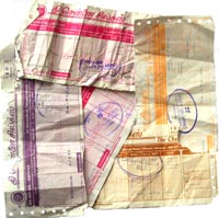 Stamping at The Chennai Silks