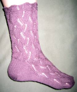 IK Waving Lace Socks