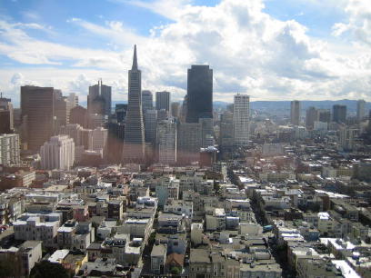 San Fran from above