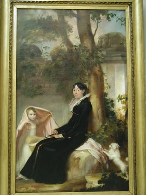 Portrait de Madame Junot et de sa fille Josephine by Pellegrini