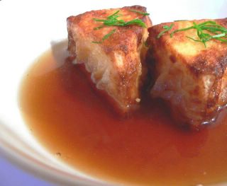 photograph picture of agedashi tofu from Bunny Foot