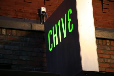 photograph picture of Chive logo in San Diego