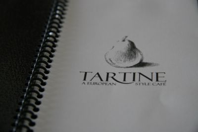 photograph picture of Tartine logo in San Diego