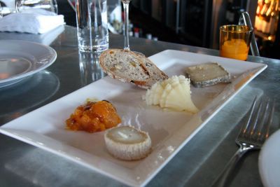 photograph picture of the cheese trolley La Suite San Francisco filed under restaurant review