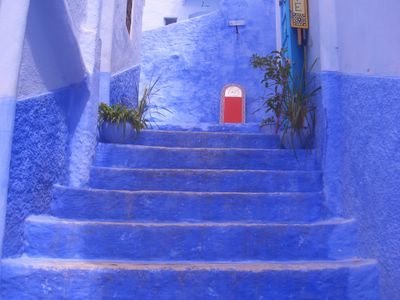 Street in the medina, Chaouen, Morocco