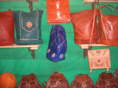 leather handbags