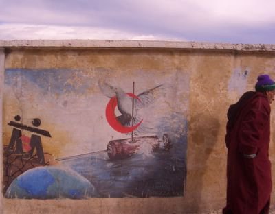 Murals in Meknes, Morocco