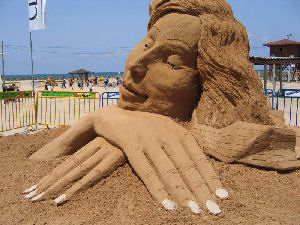 Sand Sculptures Festival in Haifa