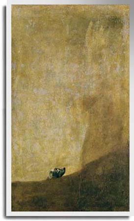 Perro enterrado en la arena (Goya)