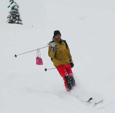 Powder Skiing at Chatter Creek
