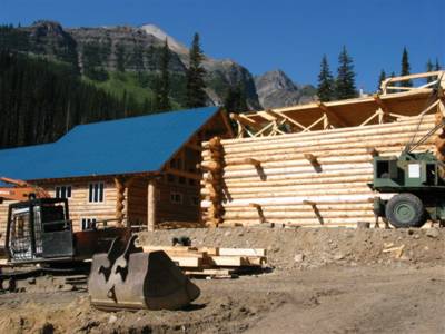 Solitude Lodge Construction