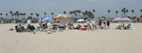 The Belgian National Beach Party at Long Beach in CA