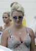 Britney Spears pregnant showing cleavage