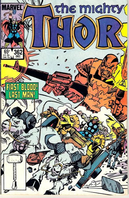 Dave's Long Box: THE MIGHTY THOR #362 Marvel Comics, 1985