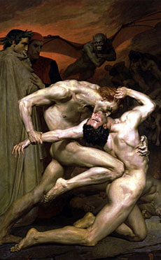 William-Adolphe Bouguereau - Dante and Virgil in Hell
