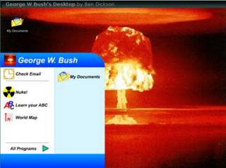 Bush's Desktop